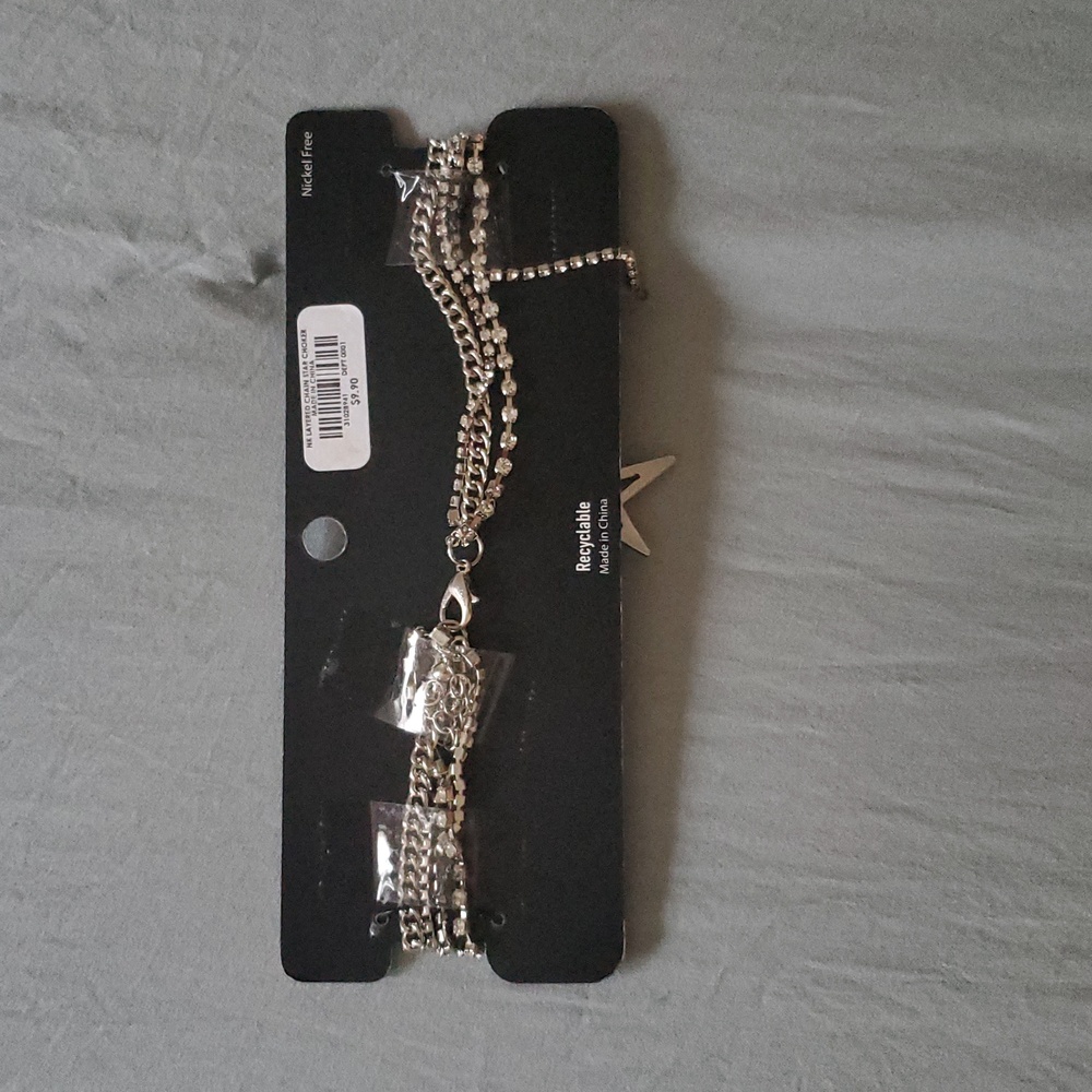 *As-is* *NWT* Hot Topic's Social Collision Star Chain Choker - Picture 9 of 16